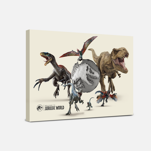 Jurassic World Canva Wall Art - Jurassic World Birthday Party Decorations