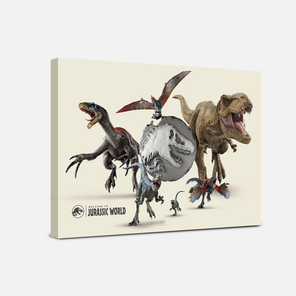 Jurassic World Canva Wall Art - Jurassic World Birthday Party Decorations