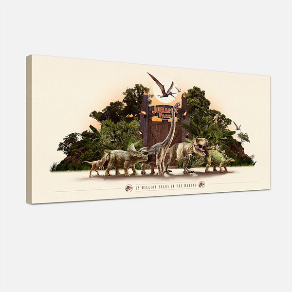 Jurassic World Canva Wall Art - Jurassic Park Party Favors
