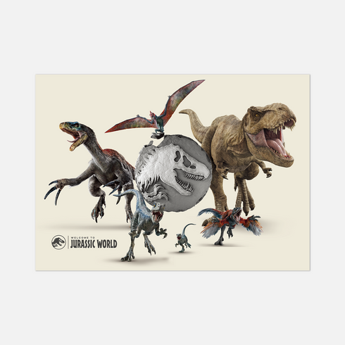 Jurassic World Canva Wall Art - Jurassic World Birthday Party Decorations
