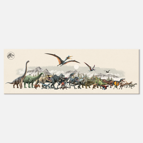 Jurassic World Canva Wall Art - Jurassic Park Gifts For Kids