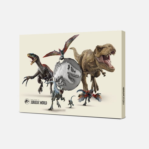 Jurassic World Canva Wall Art - Jurassic World Birthday Party Decorations