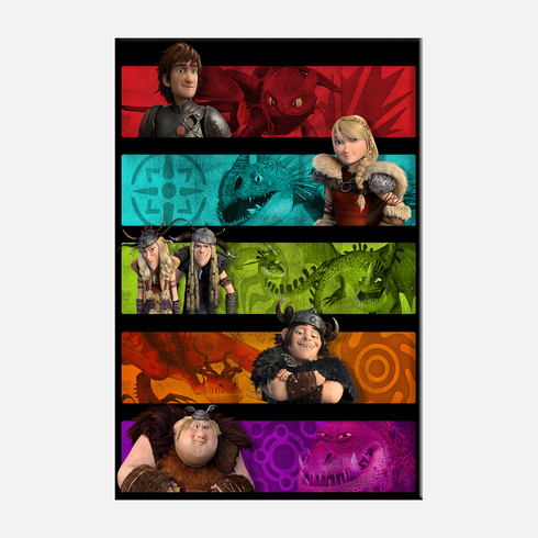 How To Train Your Dragon Wall Art - How To Train Your Dragon Gifts For Kids