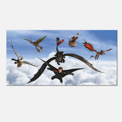 How To Train Your Dragon Wall Art - How To Train Your Dragon Party Supplies
