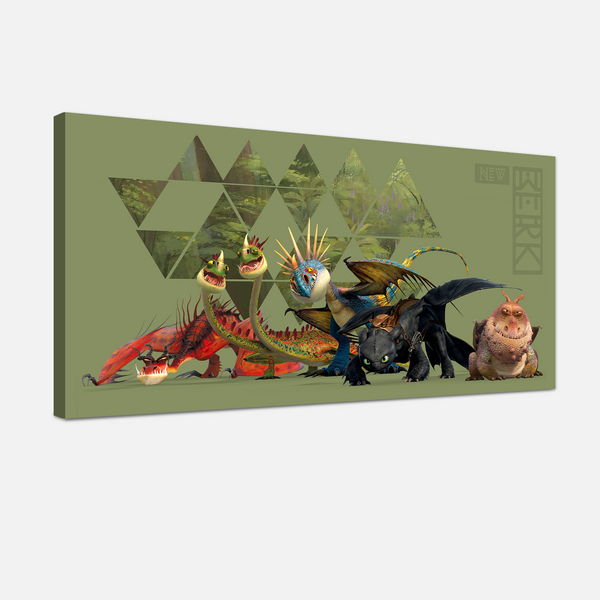 How To Train Your Dragon Wall Art - How To Train Your Dragon Birthday Decorations