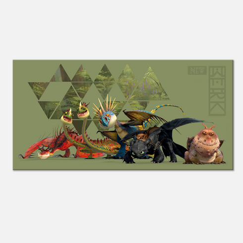 How To Train Your Dragon Wall Art - How To Train Your Dragon Birthday Decorations