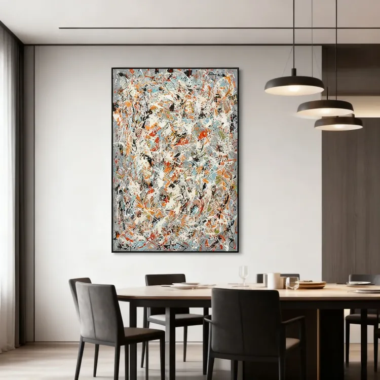Chaotic Energy Abstract Textured Canvas