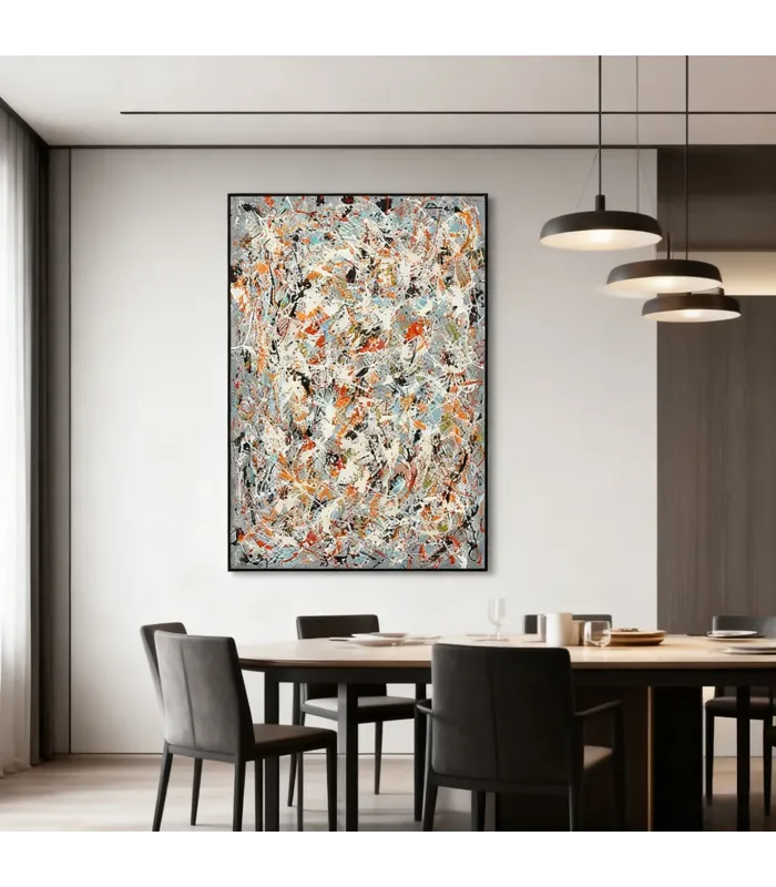 Chaotic Energy Abstract Textured Canvas