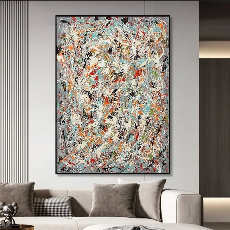 Chaotic Energy Abstract Textured Canvas