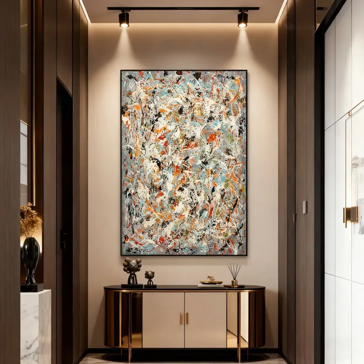 Chaotic Energy Abstract Textured Canvas