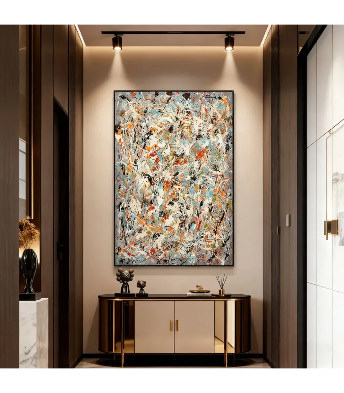 Chaotic Energy Abstract Textured Canvas