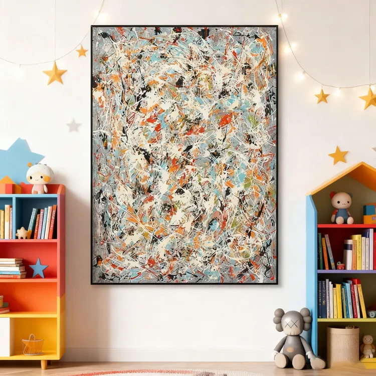 Chaotic Energy Abstract Textured Canvas