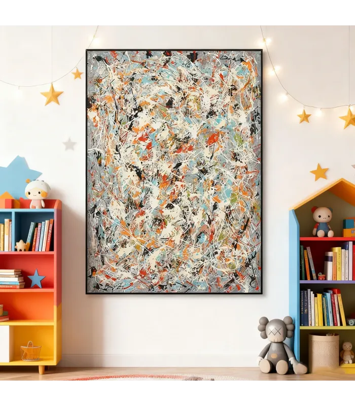 Chaotic Energy Abstract Textured Canvas