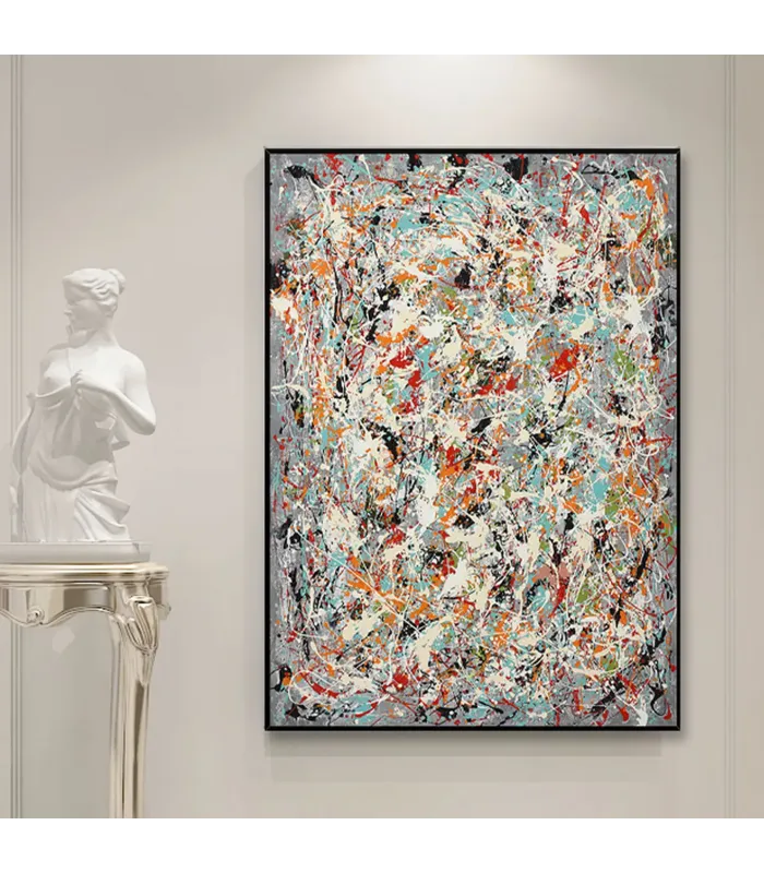 Chaotic Energy Abstract Textured Canvas