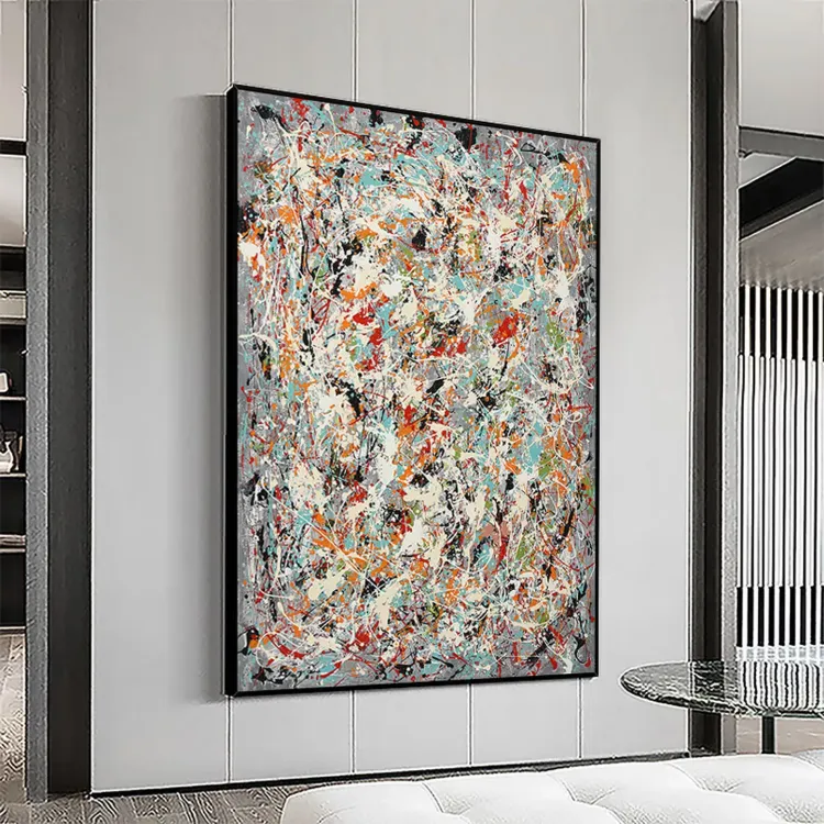 Chaotic Energy Abstract Textured Canvas