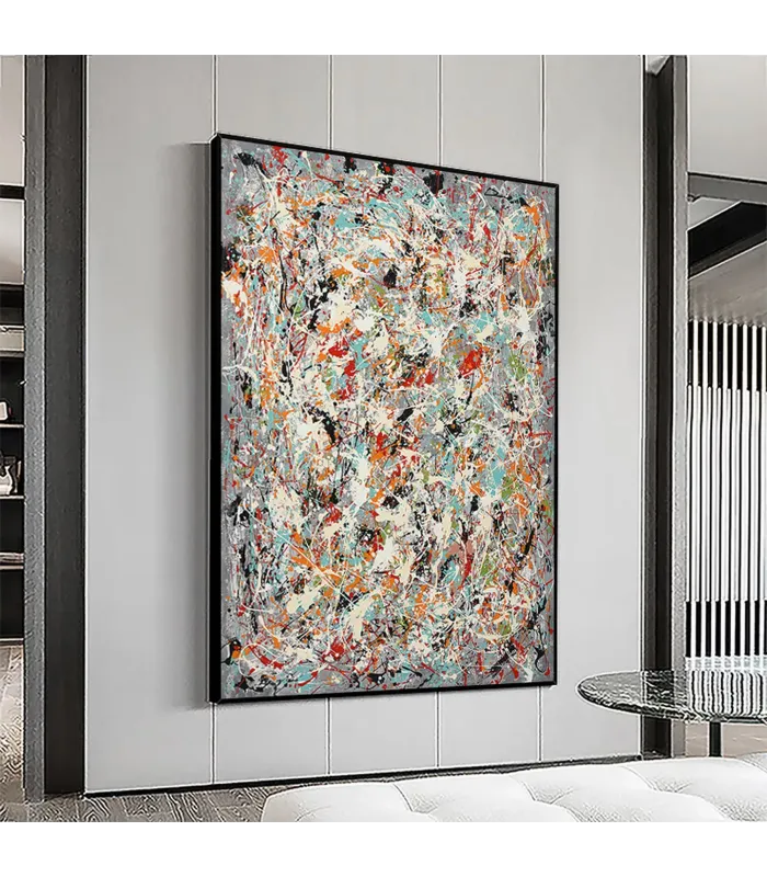 Chaotic Energy Abstract Textured Canvas