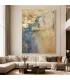 Golden Drift Textured Canvas Painting