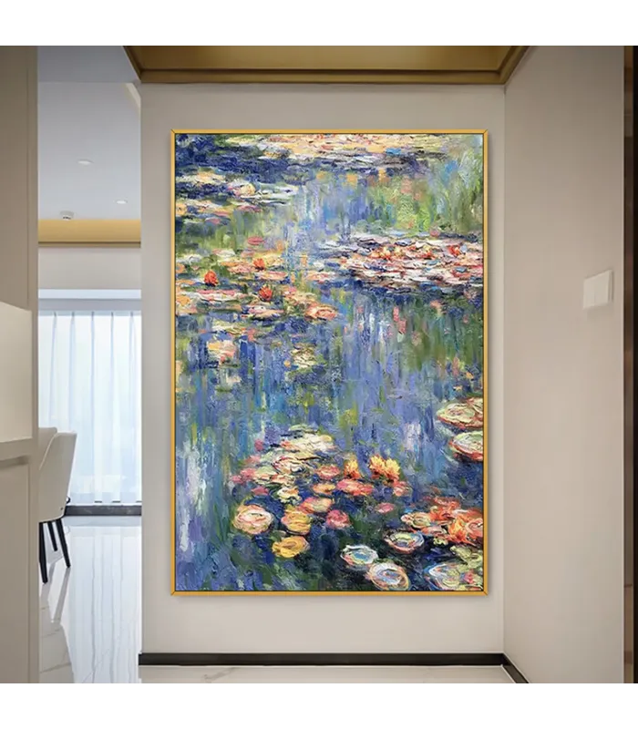 Tranquil Reflections Textured Canvas Art