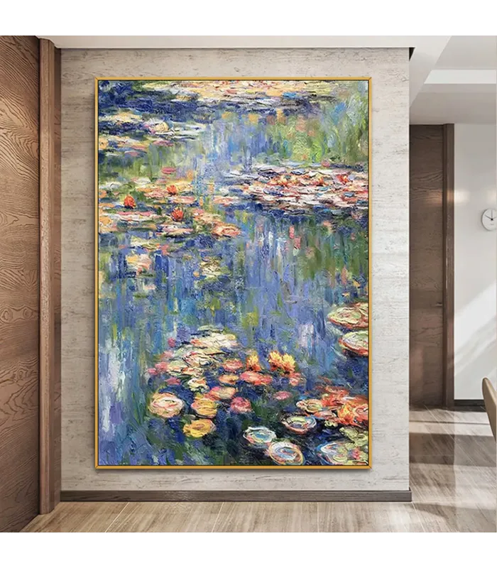 Tranquil Reflections Textured Canvas Art