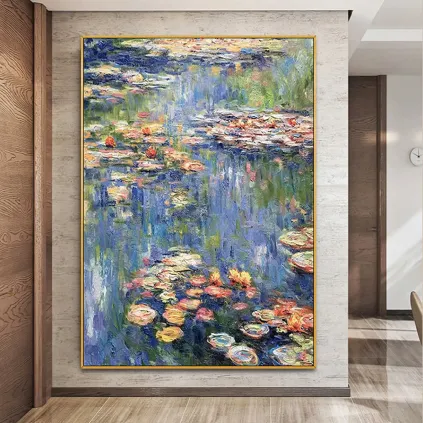 Tranquil Reflections Textured Canvas Art