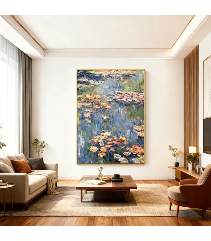 Tranquil Reflections Textured Canvas Art