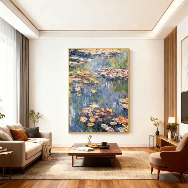 Tranquil Reflections Textured Canvas Art