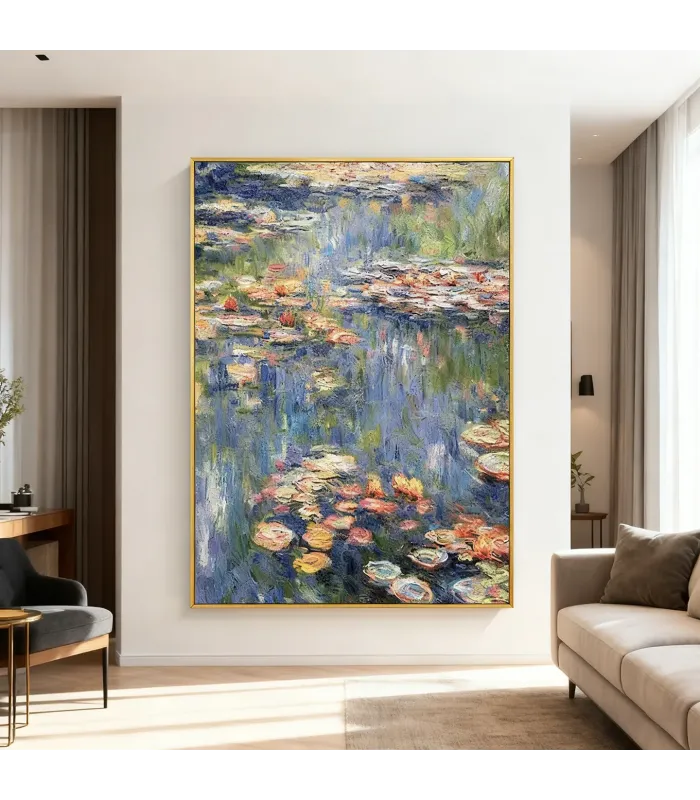 Tranquil Reflections Textured Canvas Art