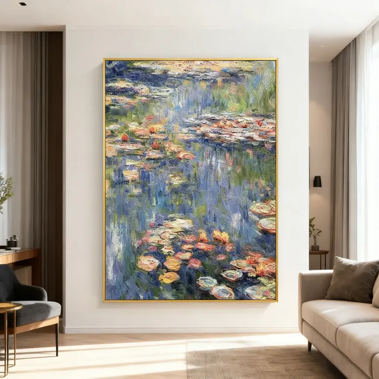 Tranquil Reflections Textured Canvas Art