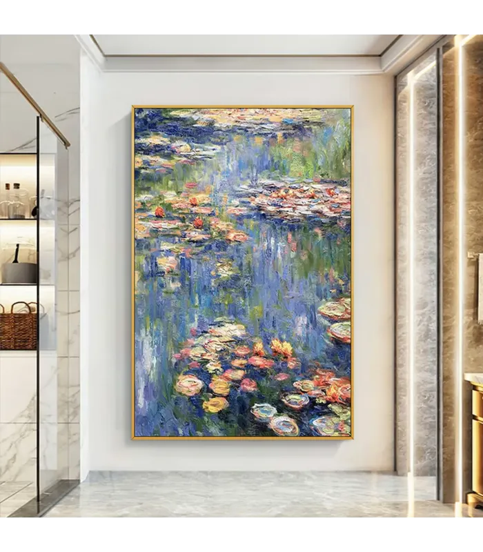 Tranquil Reflections Textured Canvas Art