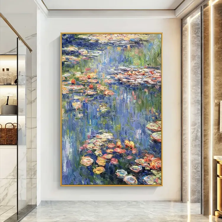 Tranquil Reflections Textured Canvas Art