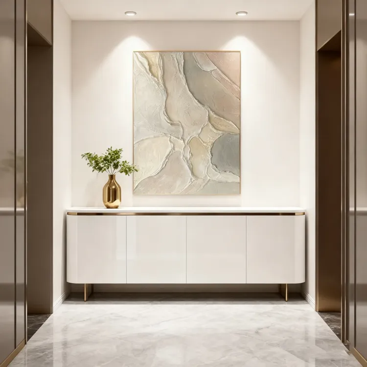 Earthen Flow Textured Canvas Art