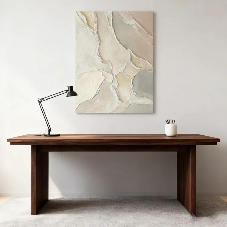 Earthen Flow Textured Canvas Art