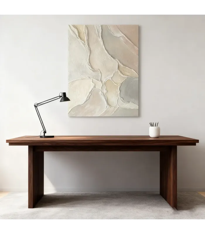 Earthen Flow Textured Canvas Art