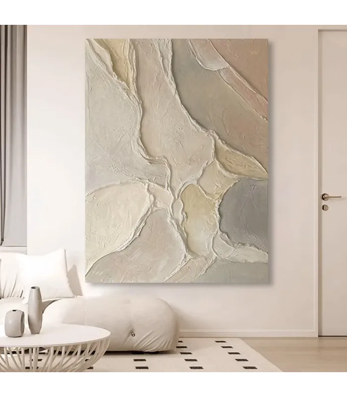 Earthen Flow Textured Canvas Art