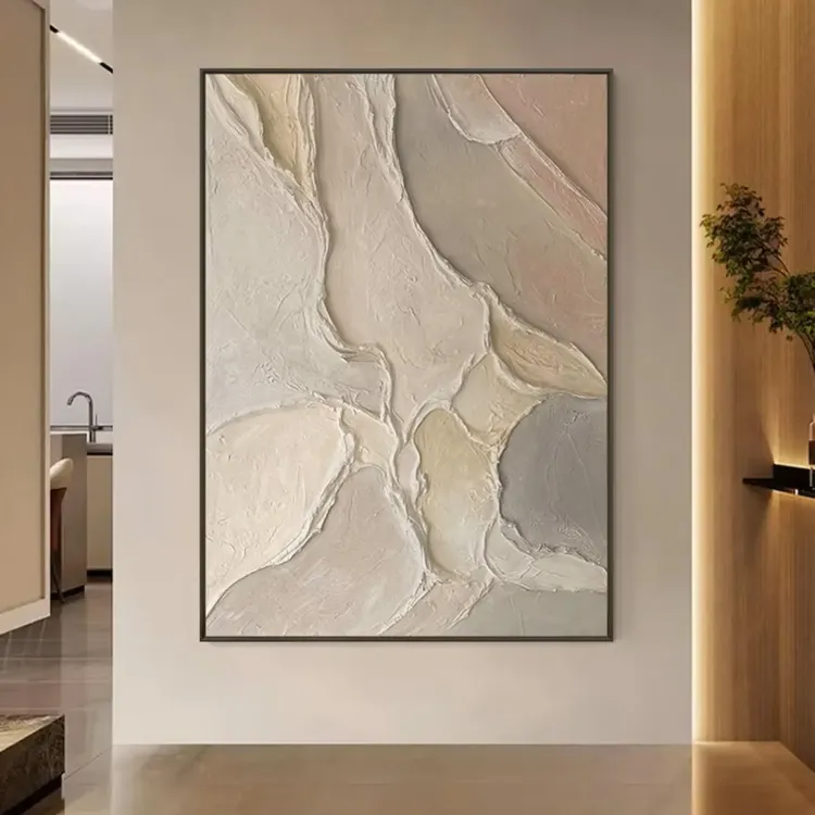 Earthen Flow Textured Canvas Art