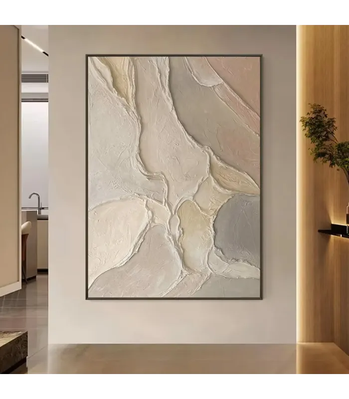Earthen Flow Textured Canvas Art