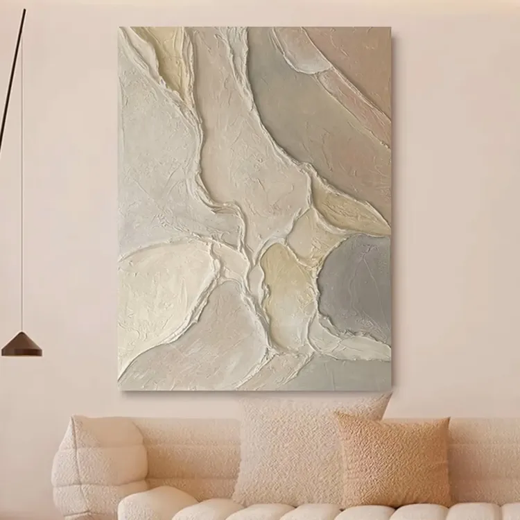 Earthen Flow Textured Canvas Art