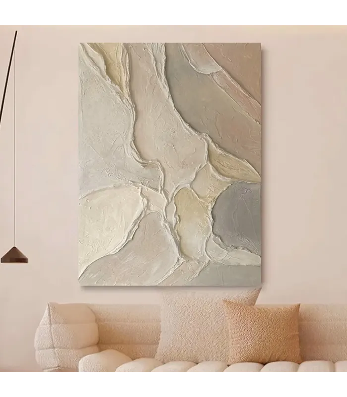 Earthen Flow Textured Canvas Art