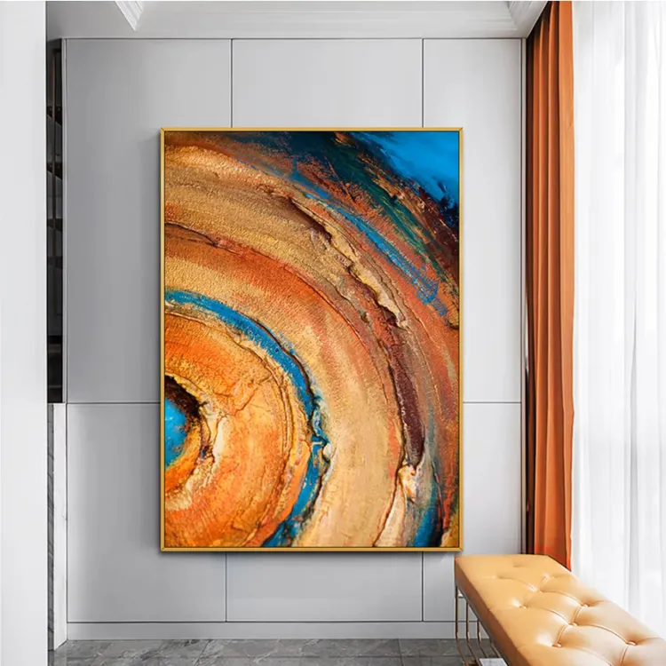 Geological Whispers Textured Canvas Art