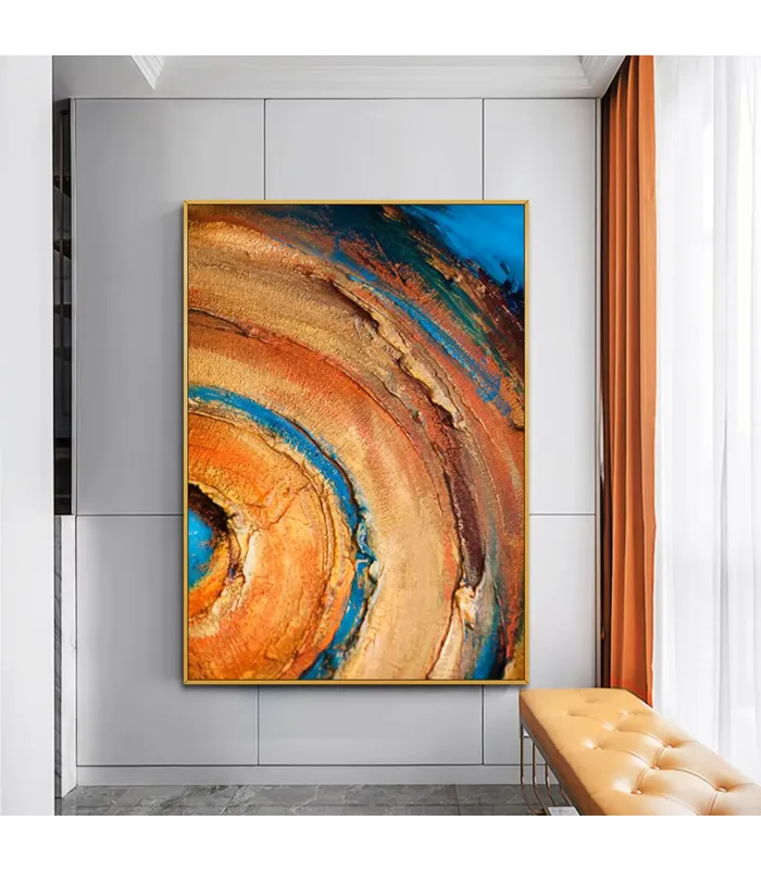 Geological Whispers Textured Canvas Art