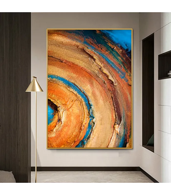 Geological Whispers Textured Canvas Art