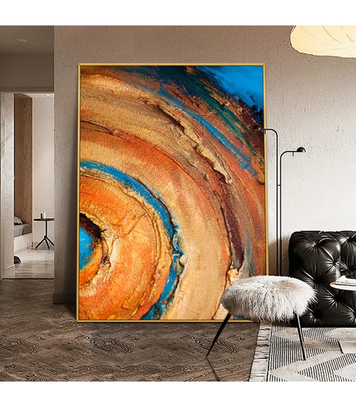 Geological Whispers Textured Canvas Art