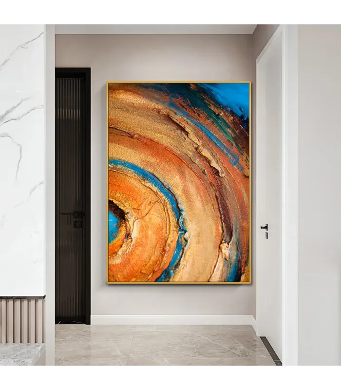 Geological Whispers Textured Canvas Art