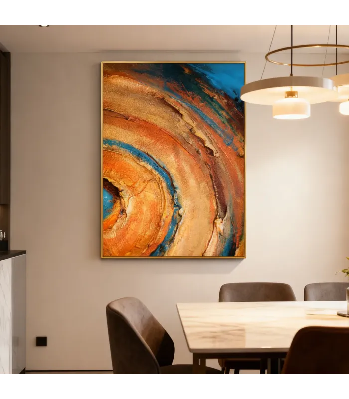 Geological Whispers Textured Canvas Art