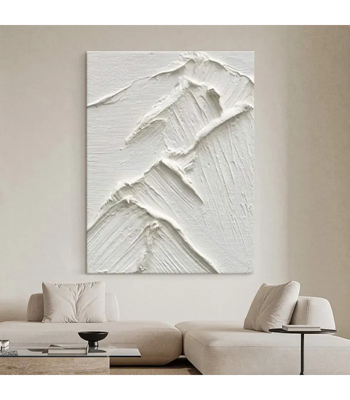 Abstract Mountain Texture in Neutral Tones