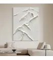 Abstract Mountain Texture in Neutral Tones