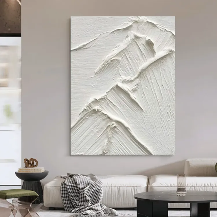 Abstract Mountain Texture in Neutral Tones