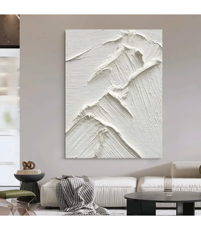Abstract Mountain Texture in Neutral Tones