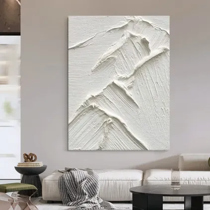 Abstract Mountain Texture in Neutral Tones