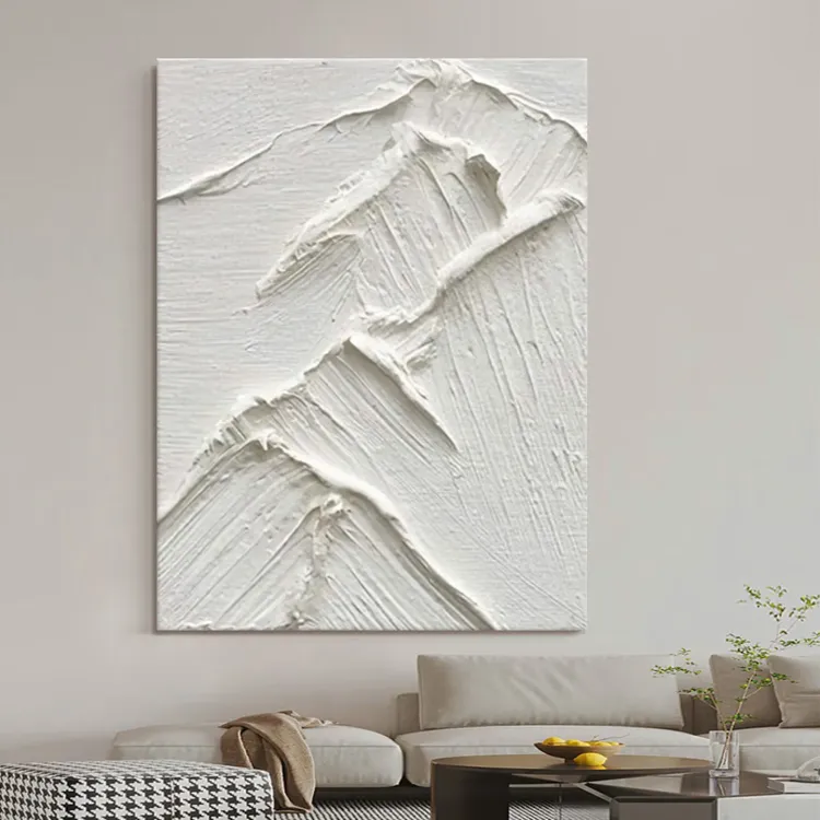 Abstract Mountain Texture in Neutral Tones
